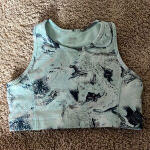 AVIA youth large green sports bra